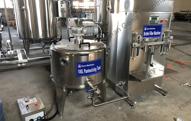 Milk Pasteurizer with Bottle Filling Machine-Milk Processing Machine-Dairy  Processing Machine