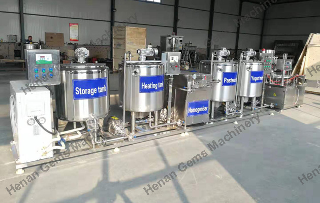 Industrial yogurt shop making equipment