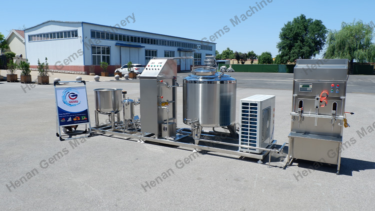 300L Milk Pasteurizing cooling filling