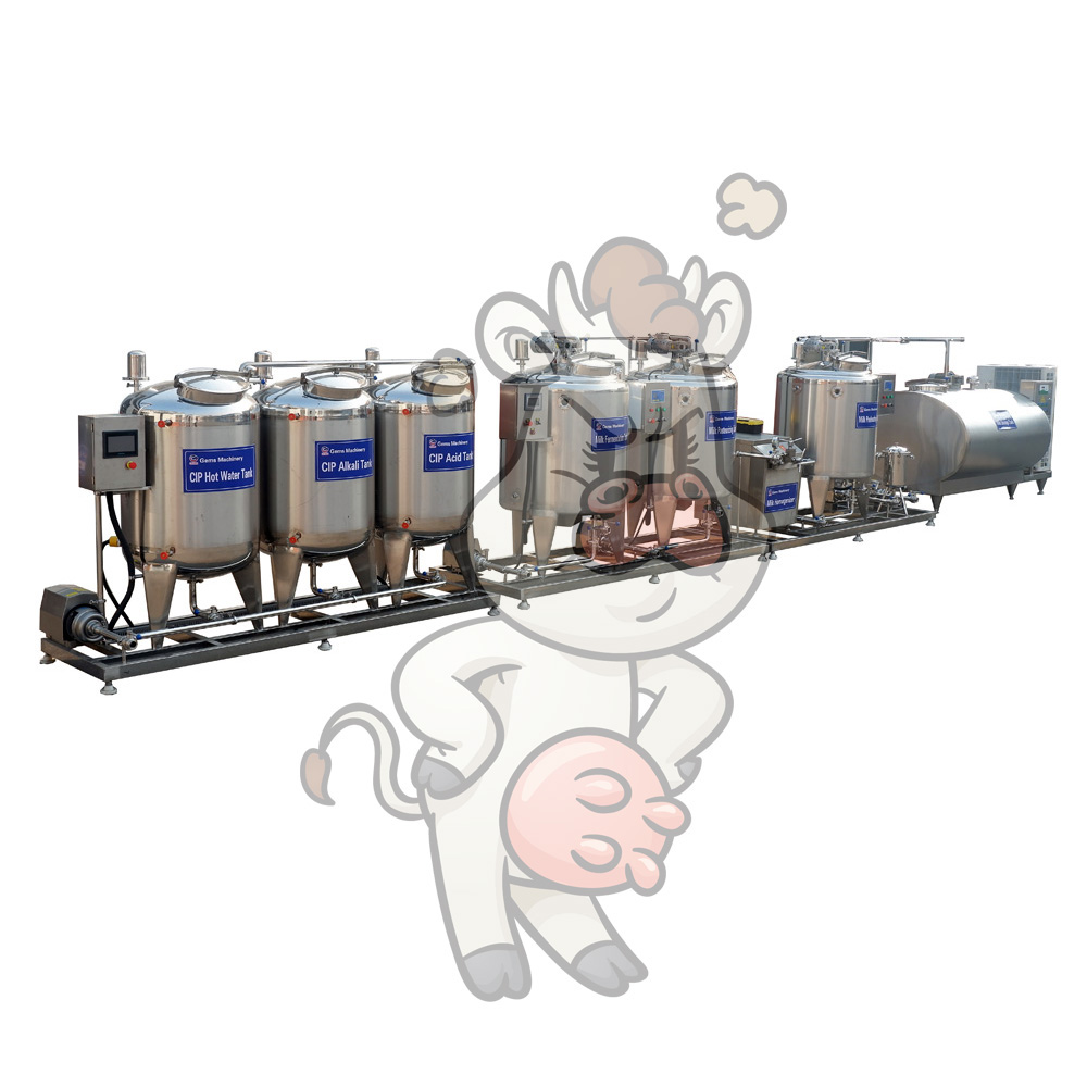 1000L Pasteurized Milk Processing Plant Cost