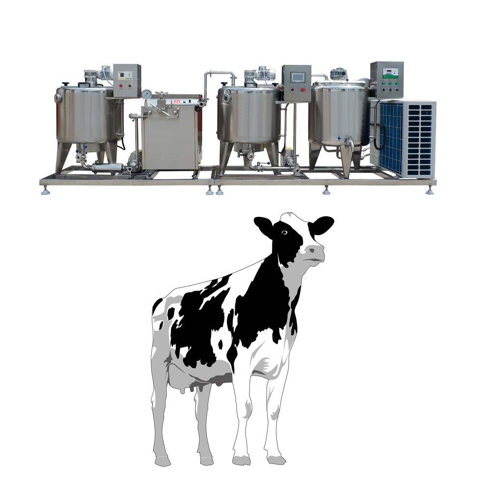 150L Liquid Yoghurt Milk Preheating Homogenizer Fermentation Cooler Tank